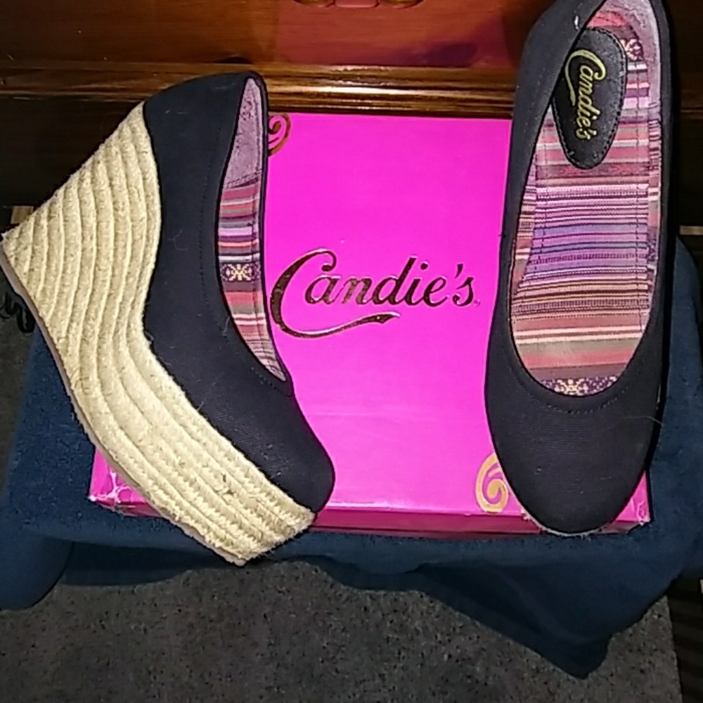 Espadrille style wedges by Candies